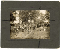 1909 Photograph of Memorial day at Oakwood Cemetery