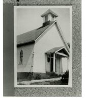 Front View from the West of the Methodist Episcopal Church in Glen Carbon 