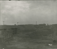 Re-run Bench Foundation at the start  during the 1917-1918 Construction of the Wood River Refinery