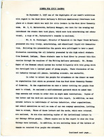 1957 Description of Dinner for Civic Leaders