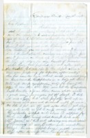 Letter from E.W. Mudge to his mother and sisters, May 1st, 1862