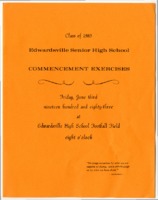 Program for the &quot;Class of 1983 Edwardsville Senior High School Commencement Exercises&quot;