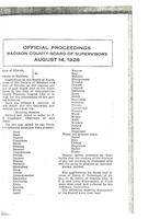 August 14, 1928 Official Proceedings of the Madison County Board of Supervisors
