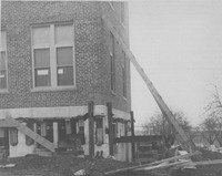 1926  Braces Added to the North Side of the Madison County Tuberculosis Sanitarium in Edwardsville after Mine Subsidence