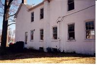 North side of the Stephenson House during resoration in the early 2000s