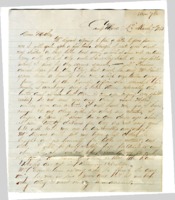 Letter from E.W. Mudge to his mother, March 7th, 1863