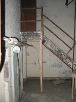 Basement of the Madison County Nursing Home in 2002 After Mine Subsidence