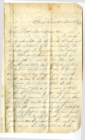 Letter from E.W. Mudge to his mother, brothers, and sisters, March 31st, 1862