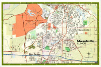 2005 Map of Edwardsville and Glen Carbon, Illinois