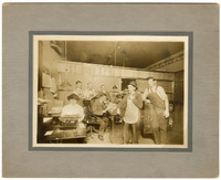 Photograph of a Group of Workers at the Advocate Printing Office Photograph of a Group of Workers at the Advocate Printing Office