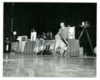 1957 Man at Table Display
