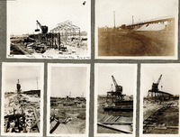 Various Buildings Under Construction at the St. Louis Smelting and Refining Co.