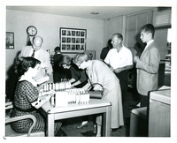 1957 People Working Standard Oil Open House