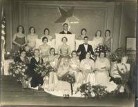 Group Photo of Officers of Collinsville Chapter #666, Order of the Eastern Star, in 1932