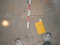 Floor Cracking in the Basement of the Madison County Nursing Home in 2002 After Mine Subsidence