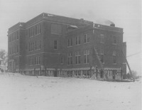 1926  Madison County Tuberculosis Sanitarium in Edwardsville During Winter after Mine Subsidence
