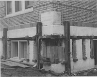 1926  Installed Exterior Corner Jack at the Madison County Tuberculosis Sanitarium in Edwardsville after Mine Subsidence