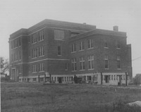 1926  North Side  of the Madison County Tuberculosis Sanitarium in Edwardsville after Mine Subsidence