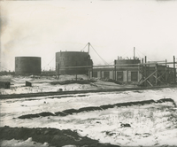 CWT Pipehouse during the 1917-1918 Construction of the Wood River Refinery