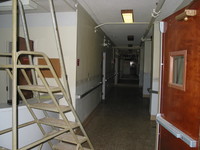 Hallway of the Madison County Nursing Home in 2002 After Mine Subsidence
