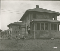 Staff House during the 1917-1918 Construction of the Wood River Refinery