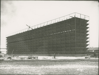Nearly Complete CWT No. 1 during the 1917-1918 Construction of the Wood River Refinery