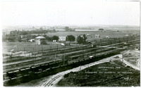 1908 Wood River and Railroad Tracks 