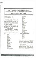 September 10, 1929 Official Proceedings of the Madison County Board of Supervisors