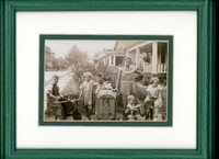 Circa 1934 Zike Family Children in the Front Yard of their Maple Street Home in Collinsville, Illinois