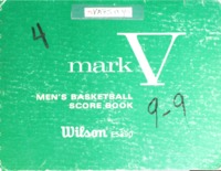 1979 Men&#039;s Basketball Scorebook from Edwardsville High School