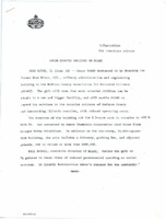 1990s Amoco Press Release for Building Donation to Madison County Association for Retarded Citizens