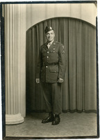 1943 Photograph of Lester Kelley in World War II Uniform