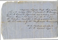 Document of enlistment for E.W. Mudge, July 24th, 1862