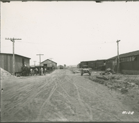 Machine Shop and Warehouse during the 1917-1918 Construction of the Wood River Refinery