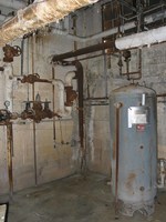Basement of the Madison County Nursing Home in 2002 After Mine Subsidence