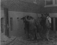 1926  the Construction Drill Crew Performing Alterations to the Madison County Tuberculosis Sanitarium in Edwardsville after Mine Subsidence