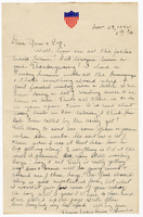 November 27, 1942, Letter from Thomas Eugene Davis to &quot;Mom and Pop&quot;