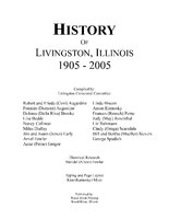 History of Livingston, Illinois, 1905 - 2005