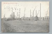 1910 Postcard with Labeled Buildings of the Exteriror  of the Donk Brothers Mine no. 2