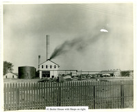 Standard Oil Co. Boiler House with Shops on Right