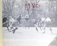 1980 Women&#039;s Field Hockey Score Book from Edwardsville High School