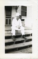 1940s Photograph of World War II Veteran and Glen Carbon Resident Anthony Poneta in his Cook's Uniform 1940s Photograph of World War II Veteran and Glen Carbon Resident Anthony Poneta in his Cook's Uniform