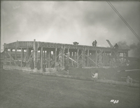 Unknown building during the 1917-1918 Construction of the Wood River Refinery