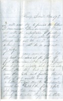 Letter from E.W. Mudge to his family, March 17-18, 1862