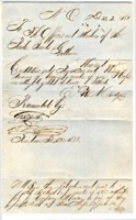 Document from E.W. Mudge applying for membership in Panola Guards