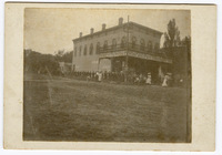 Photograph of Patrons going to a Drug Store