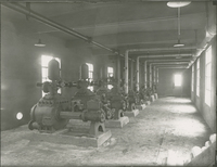 Pump Room during the 1917-1918 Construction of the Wood River Refinery